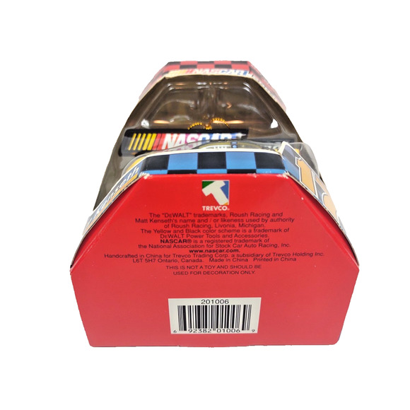 Vintage NASCAR 2001 Matt Kenseth #17 Car Dewalt Christmas Ornament NIB Sealed - Picture 3 of 7